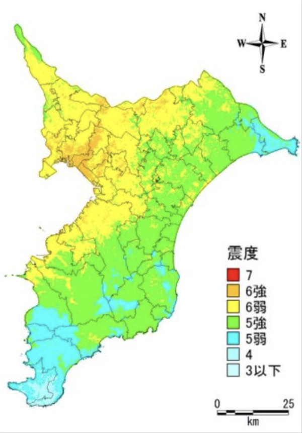 縣北西部直下型地震 日本千葉縣公佈最新三大地震預測! 房總半島沖大地震恐致5.7萬人死亡、海嘯高達12.8米