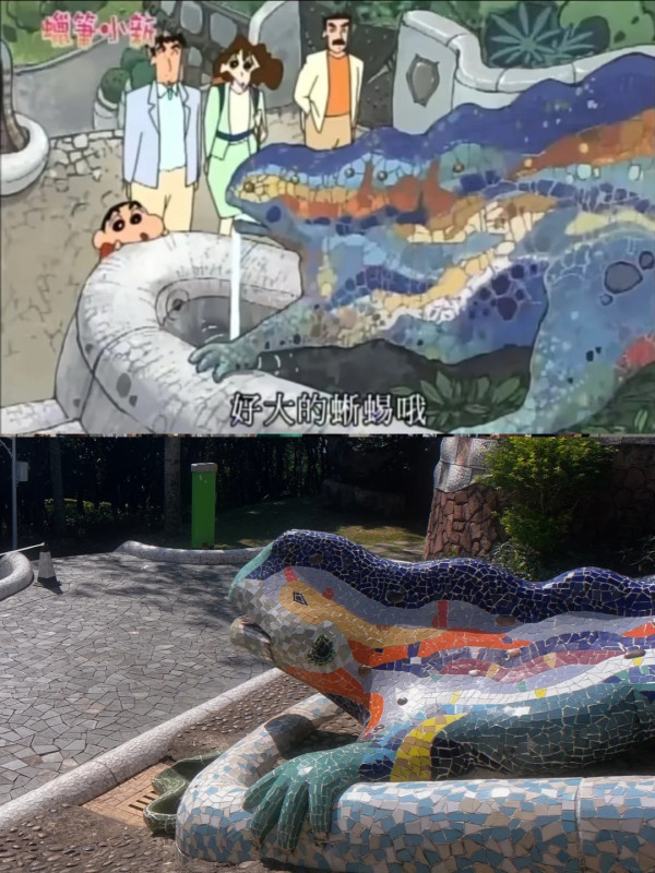 深圳鹽田區「小巴塞隆拿」海山公園免費入場！ 4大西班牙風打卡位：彩色波浪長椅、蠟筆小新同款大蜥蜴 