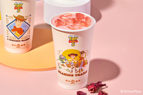 天仁茗茶強勢聯乘反斗奇兵5推乳酪茶飲新品  免費送半價券／超夢幻冷變藍天杯／5大打卡主題店