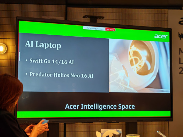 唔使上網都用到 AI？Acer Swift Go AI 筆電發佈：「離線算力」商業機密免上雲端防外洩