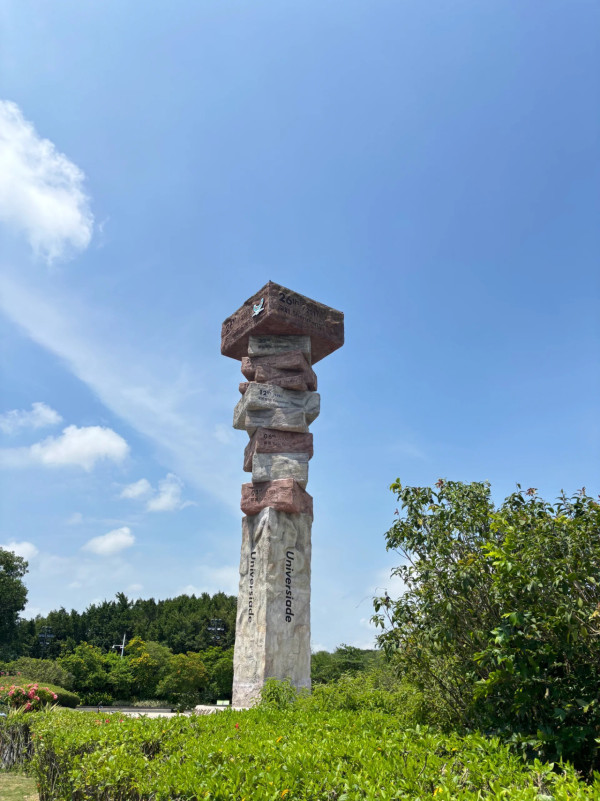 火炬塔(圖片來源:小紅書@🐻嘉嘉) 深圳南山區追風滑輪公園粉紙扇花海盛開!免門票隱藏版秘境 附賞花打卡攻略、地鐵交通