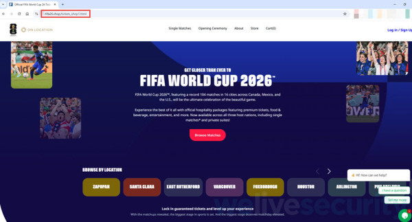 【世界盃2026】假FIFA網站湧現 連購票流程都一樣！入信用卡必先看清3大破綻