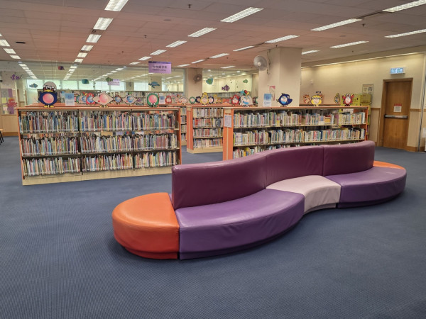 觀塘區公共圖書館（圖片來源：香港公共圖書館）