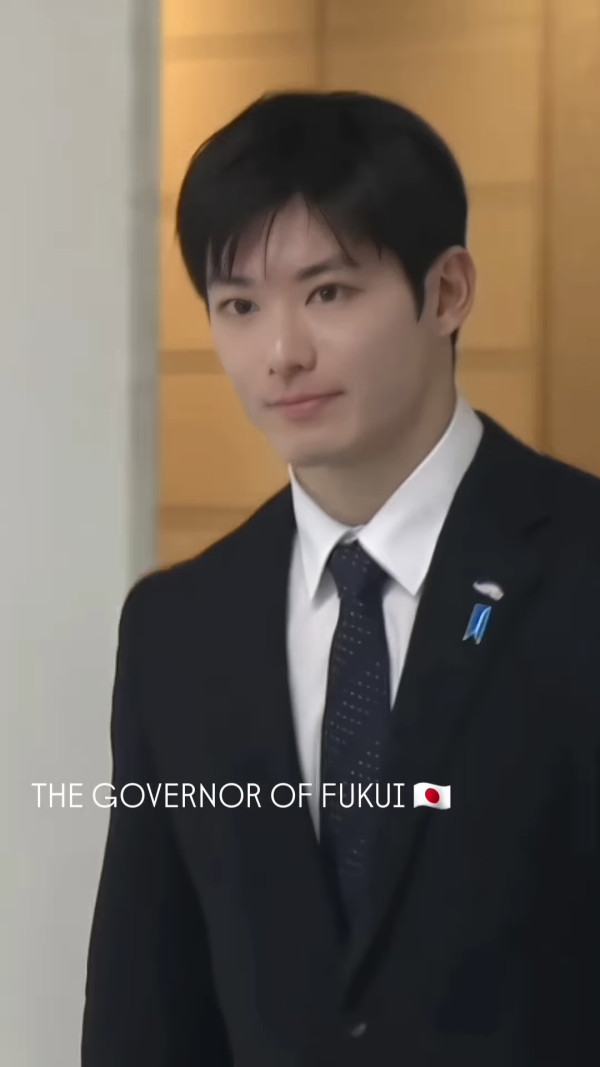 日本最年輕知事憑偶像級顏值爆紅 背景大起底！港台網民狂呼：要移居福井 