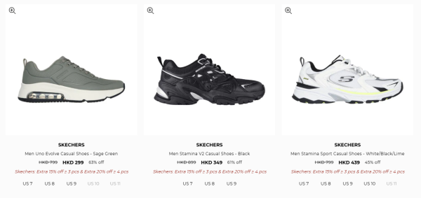 开仓优惠︱Skechers运动名牌开仓低至3折！最后3日 运动鞋/上衣/外套/背包斜挎包119元起！