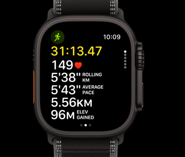 Apple Watch Ultra 3（图片来源︰Apple）