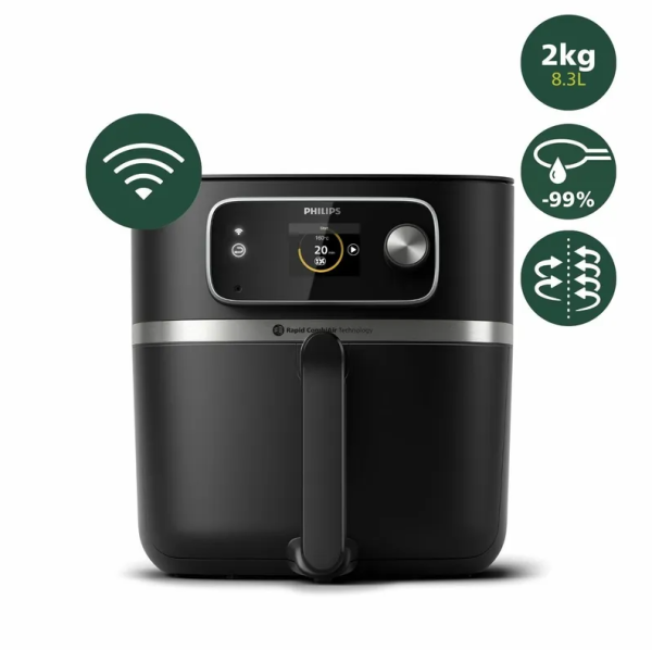 Philips 飞利浦 7000系列 双速万用空气炸烤焗炉 HD9880/90（图片来源︰Philips 飞利浦）