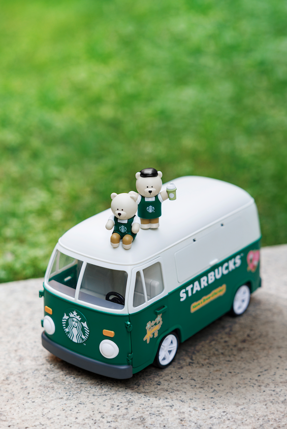 Starbucks推最新夏季新品！星巴克熊足球玻璃杯/趴趴樹懶樹熊系列/星巴克熊咖啡車
