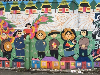 錦田壁畫村（來源：香港教師夢想基金官網）