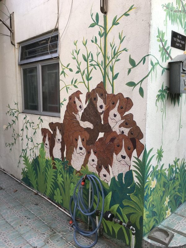 錦田壁畫村（來源：香港教師夢想基金官網）