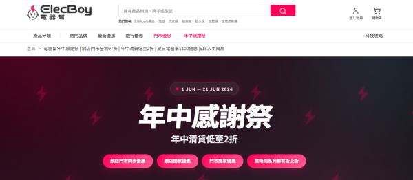 【電器幫感謝祭】$15風扇先搶先得！教你2大方法換購1折風扇：毋須額外消費亦可直接入手 