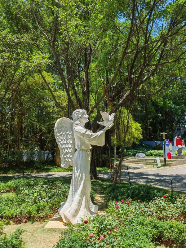 深圳福田園博園新景點免費入場！「APPLE LAND」童話風創意街區 巨型蘋果萌貓＋四大異域花園 