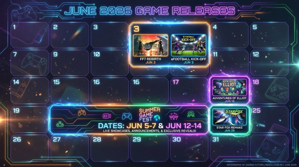 Summer Game Fest 2026 本周開幕！Switch 2 六月新作逾 25 款：Star Fox 重製、FF7 Rebirth 今日已上架