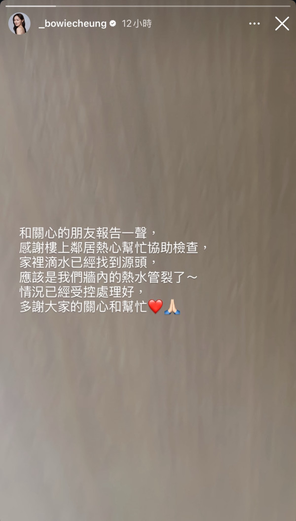張寶兒6600萬豪宅漏屎水真相大白！事件大逆轉66字尷尬揭鬧錯人︰已經找到源頭