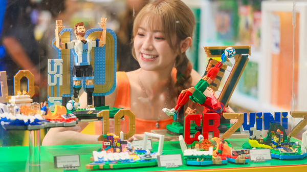 沙田新城市廣場「Legend Unfold．一『足』即發」（相片由相關機構提供）