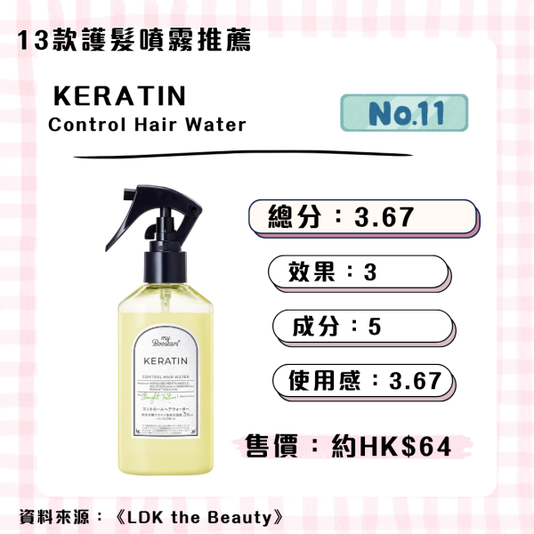 告別開叉爛髮!日本《LDK》實測5大「A級護髮噴霧」 秒速撫平毛躁低至!