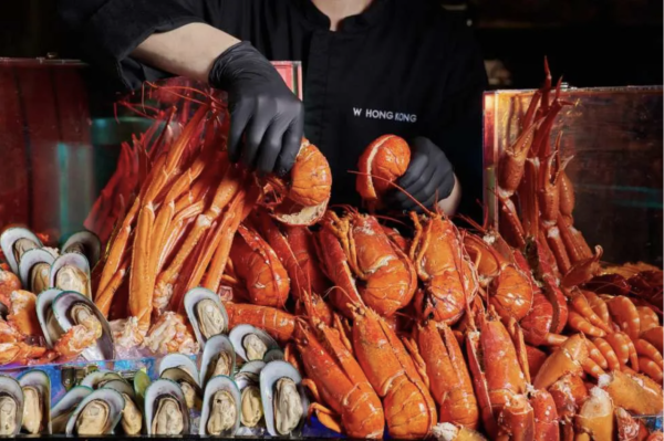 尖沙咀Ｗ酒店自助餐快閃1折！全新韓式主題Buffet／韓式烤肉＋鮑魚粥＋生蠔蟹腳 (父親節買一送一) 
