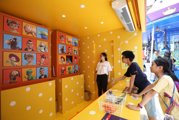圖片為2019年「Our Toy Stories@海港城」《反斗奇兵》嘉年華(圖片來源︰FB@HarbourCity)