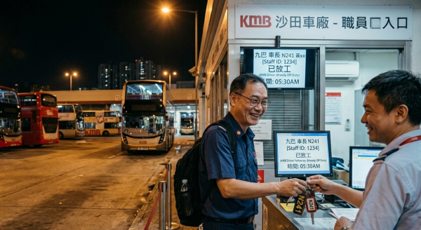 通宵巴司機點收工？九巴罕揭車長凌晨收車秘密！網民知真相激讚：好有人情味