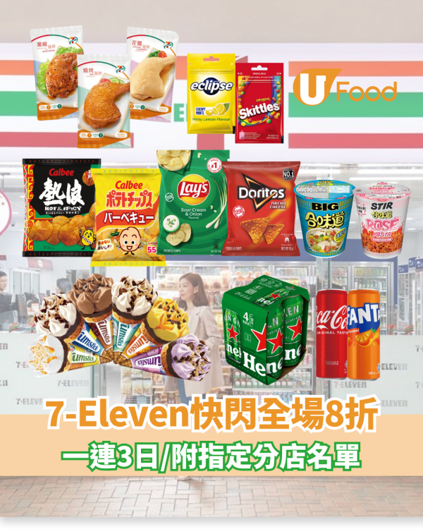 7-Eleven快閃全場8折！限定3日/附指定分店名單