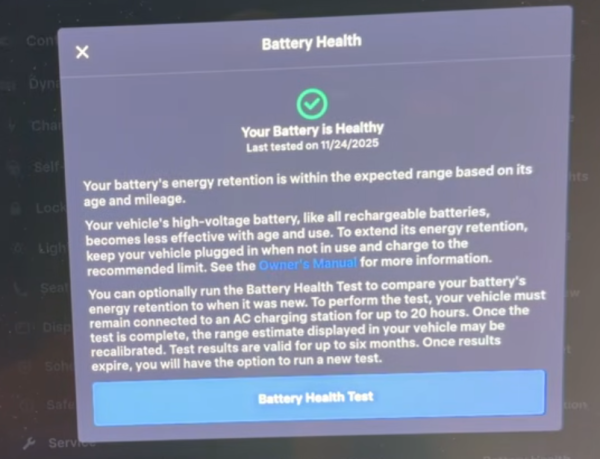 電動車快充傷電池？Tesla車主實測半年跑2.5萬公里容量99% 全因做對這3件事 