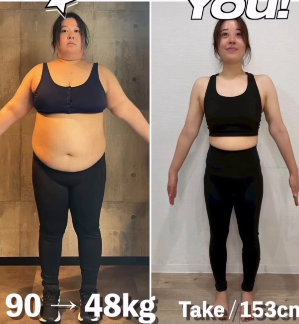 90kg→48kg!4XL日女靠「211餐盤法」逆襲大成功 一年內減掉了半個自己