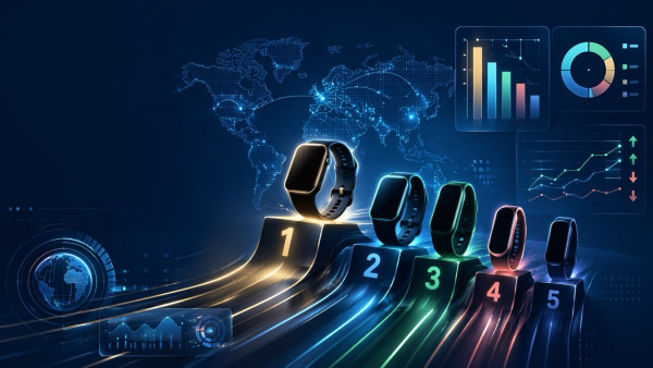 IDC 2026 Q1 全球腕戴設備報告：華為 950 萬台守第一 蘋果漲 13.2% 超越小米