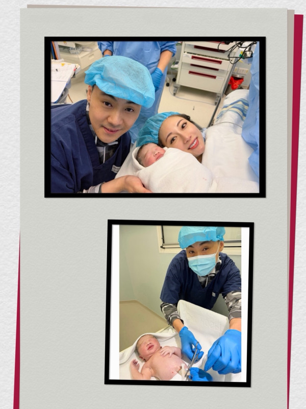32歲蔡嘉欣IG報喜順利誕子！剖腹產誕7.8磅BB！甜曬一家三口溫馨全家福