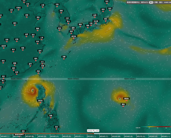雙颱風接力殺到？AI預測6月下旬恐逼近香港 專家揭1大打風變數