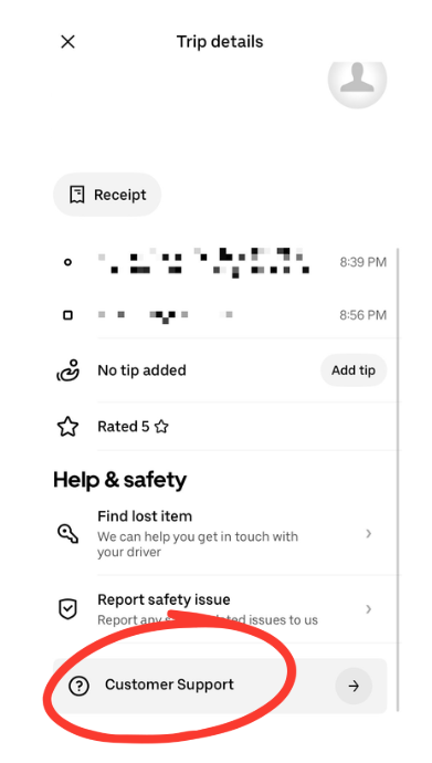圖片來源:uber app 圖片來源:uber app