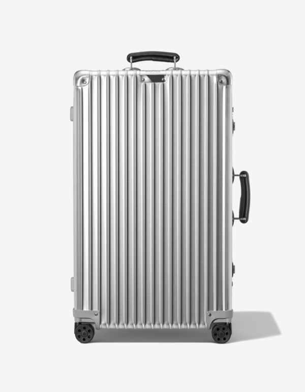 CLASSIC系列TRUNK行李箱銀色(圖片來源:RIMOWA)