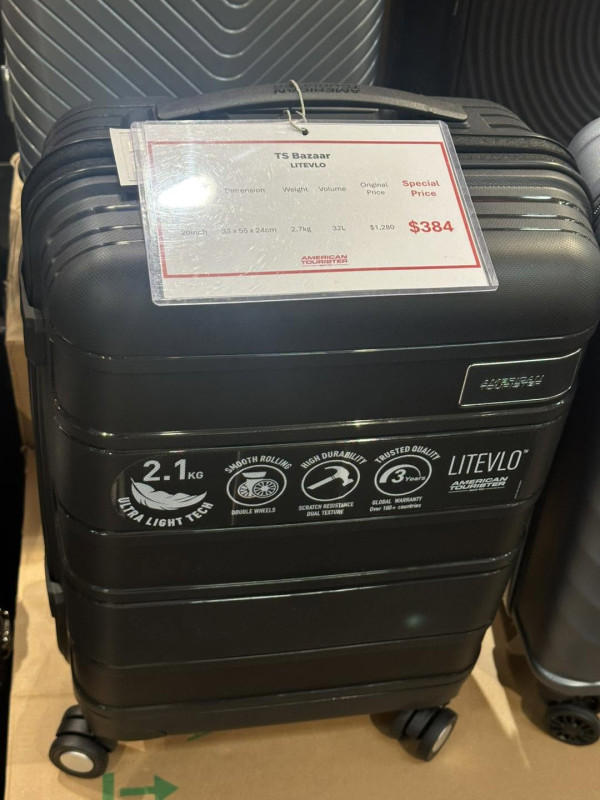 開倉優惠｜銅鑼灣American Tourister開倉全場3折！人氣款式行李箱$324起／網店年中優惠低至4折