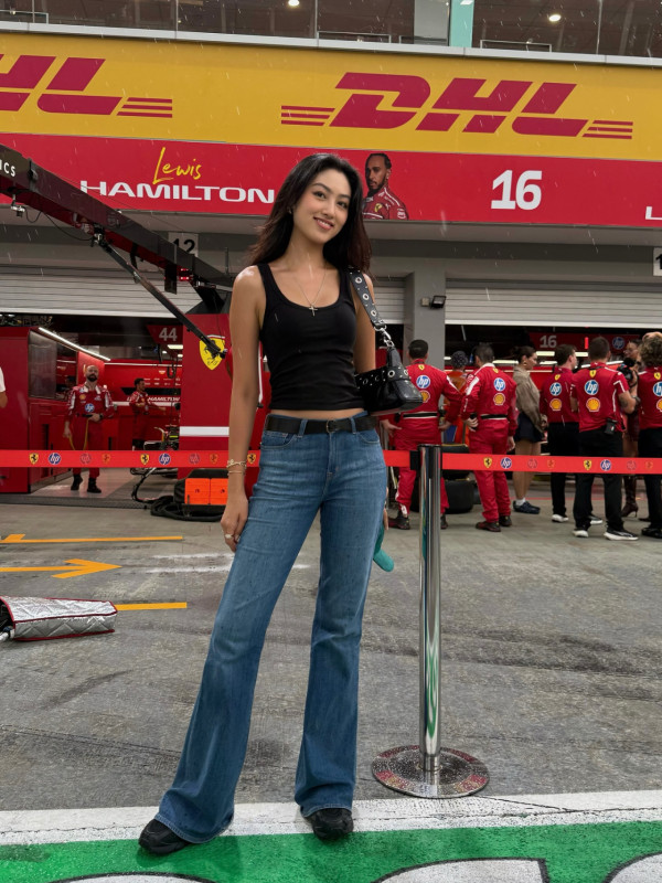 任達華21歲愛女任晴佳晒1米8完美身材！混血感顏值大眼高鼻超模氣場全開