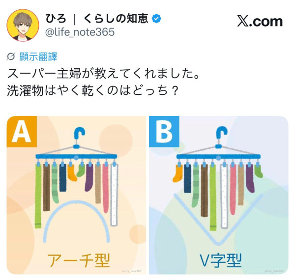 下雨天晾衫全日唔乾兼噏臭?日韓達人教4大速乾秘訣:襪子咁做防變形、風筒加一物5分鐘極速乾衫