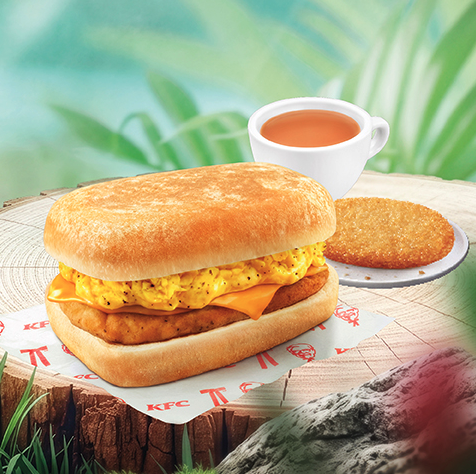 KFC「晨級松露蛋早餐系列」全新登場！期間限定黑松露配嫩滑炒蛋／加$3.5升級至黑松露炒蛋 (1招歎優惠早餐)