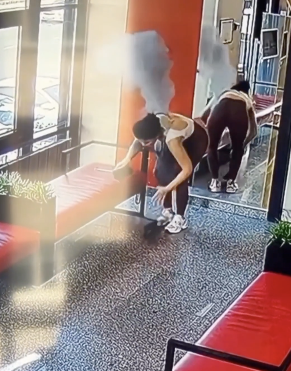 【有片驚悚】背囊變炸彈！女網紅被火球吞噬上半身 罪魁禍首竟是1日常隨身物