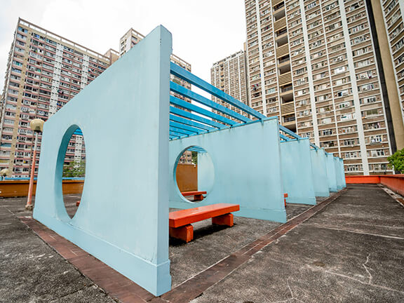  樂華南邨「隧道」（來源：領匯）
