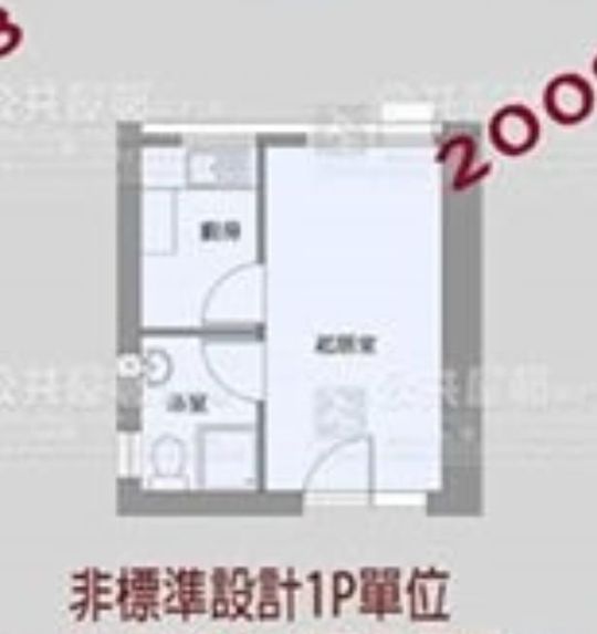 获派牛头角194呎一人公屋!港人嫌厨房布局欠实用吐嘈。图片来源:剧集示意图