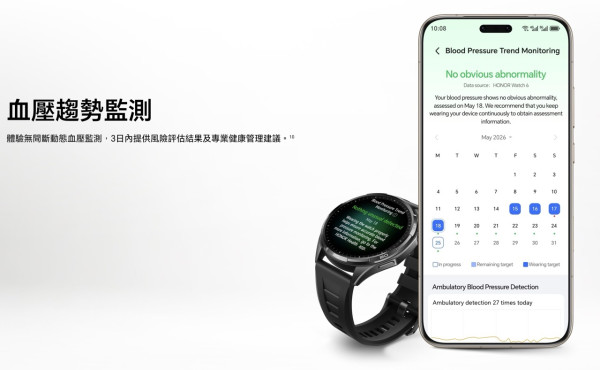 HONOR Watch 6開賣｜980mAh 電池撐 35 日　3,000 尼特屏幕碾壓 Apple Watch SE 3　HK$1,799 起