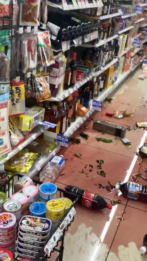 日本岩手縣發生6.9級地震 陸路交通大混亂至少五人傷 氣象廳籲一週內防同級餘震