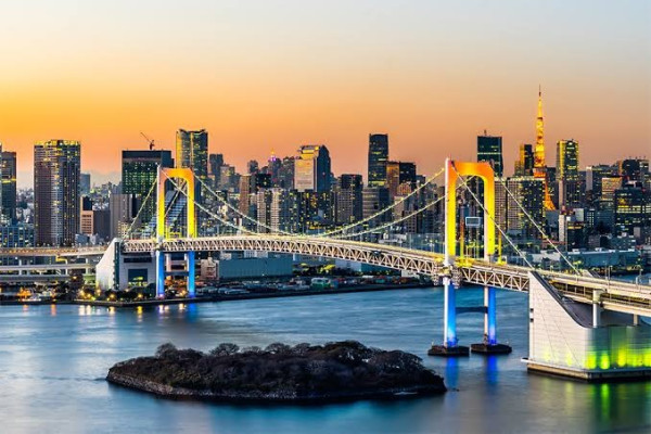 彩虹大橋(圖片來源:東京お台場.net) 東京台場自由行|精選景點6大推薦!浪漫彩虹橋散步、玩轉JOYPOLIS室內過山車 附交通及酒店