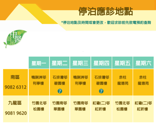 九龍樂善堂流動中醫診所（圖片來源︰九龍樂善堂）