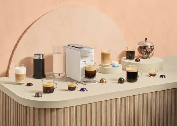 Nespresso全新咖啡機Vertuo Up | 極速3秒加熱 / 12cm超薄機身 / 新增按鍵 / 開機即歎 (附2大早鳥優惠)