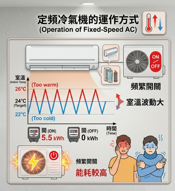 开空调16度不会更快冷!中电/电器商教路加1物 极速降温兼省电