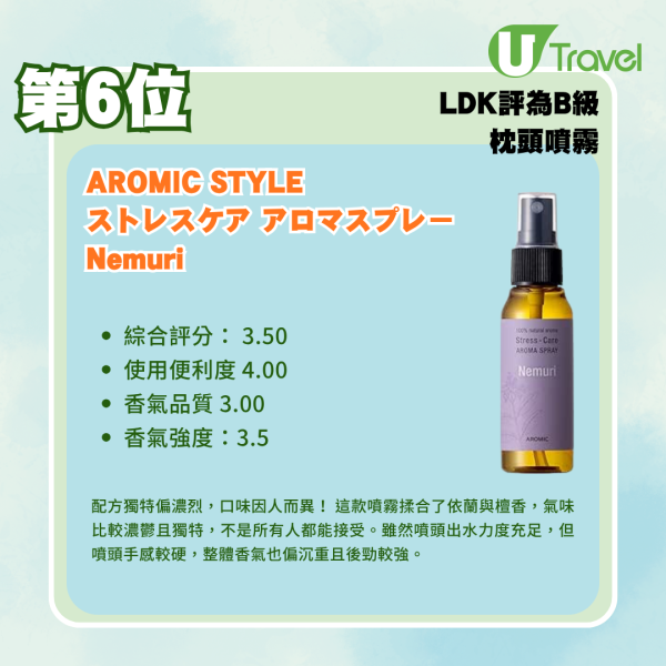 日本LDK最新實測6款枕頭噴霧排行榜!Loccitane/生活之木 邊款最幫到你一秒入睡?