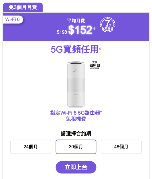 5G家居寬頻比較|6大電訊商月費抵玩Plan格價 最低$88 起 合約期/公平使用條款邊間抵?