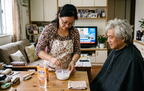 网传用一厨房食材可以提亮白发?美发专家教小苏打护理白发5大贴士:事后做漏呢步随时毛燥断发