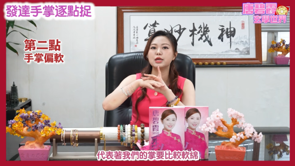 发达掌相逐点捉|唐碧霞公开6大“发达手”特征!2类掌色最容易有偏财?