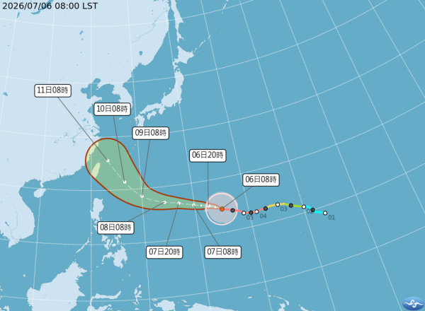 超強颱風巴威或成今年最強颱風！ 預料本週五以極高強度吹襲沖繩台灣 