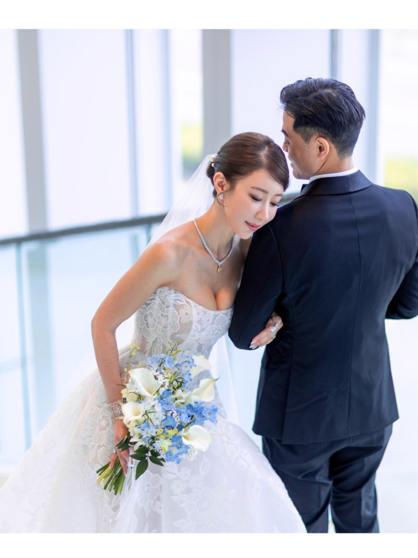 前TVB咪神布吉辦夢幻婚禮！低胸婚紗谷盡36E魔鬼身材！新婚吐心聲：夢想成真